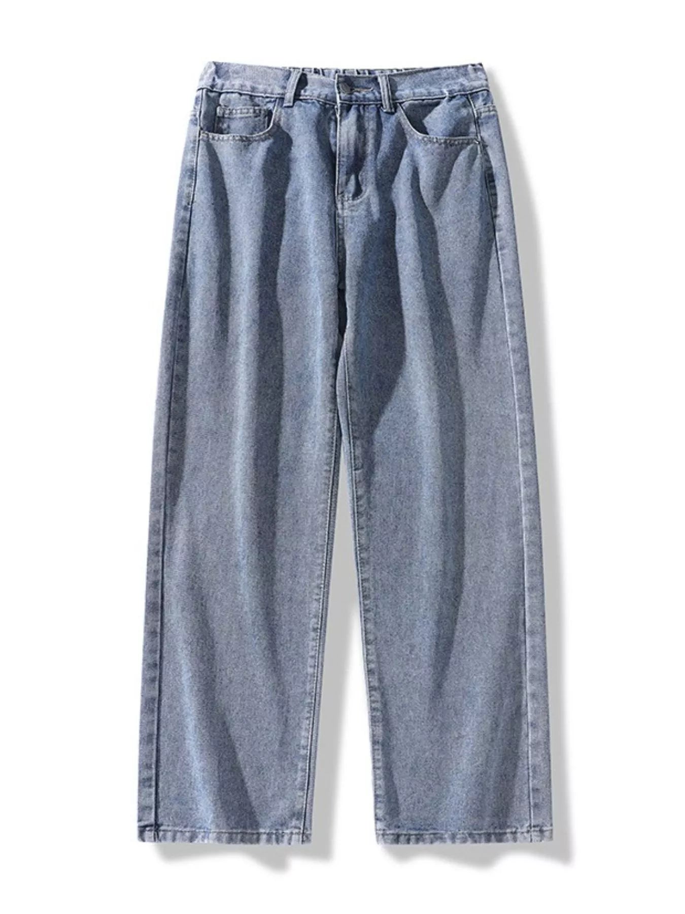 Men's Full Size Loose Fit Wash Jeans Plus Size