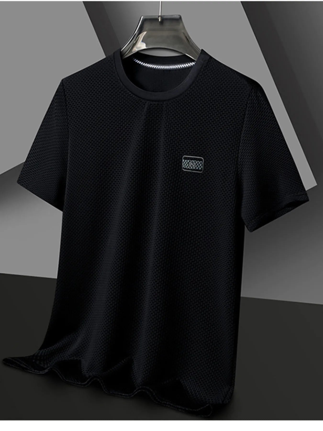Men's Plus Size Breathable Short Sleeve T-Shirt