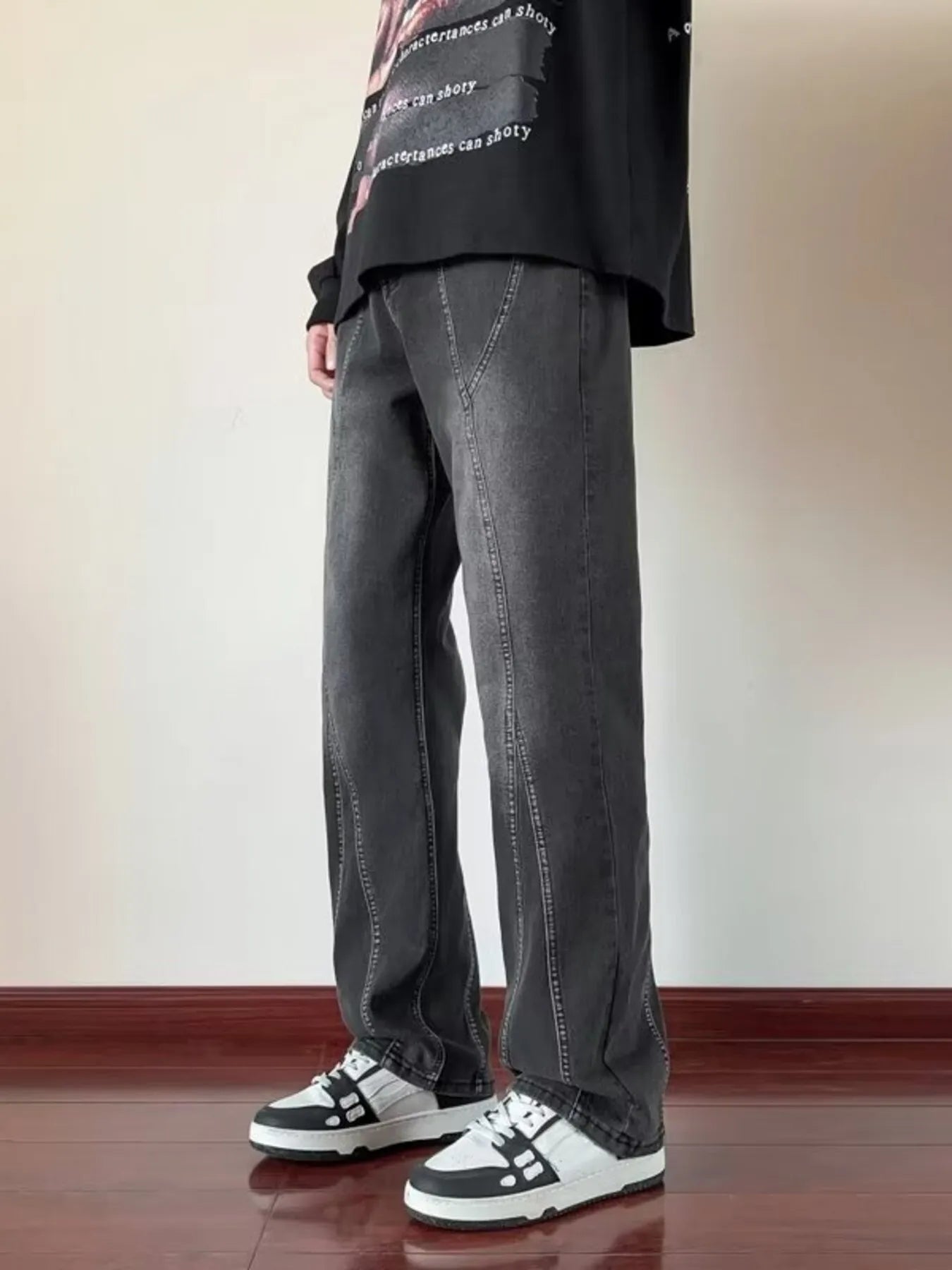 Men's Full Size Loose Fit Jeans Plus Size