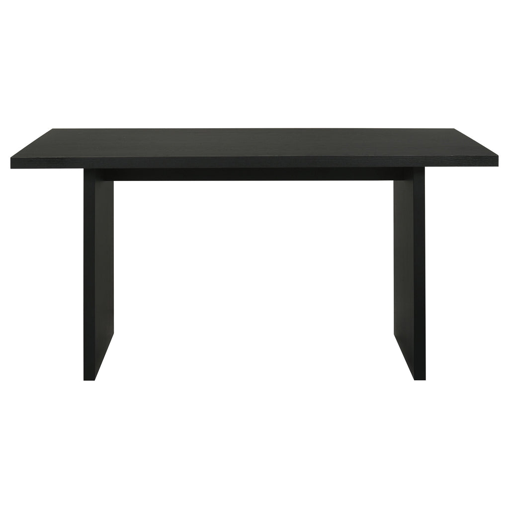 Decker 70-inch Rectangular Wood Counter Height Dining Table Black