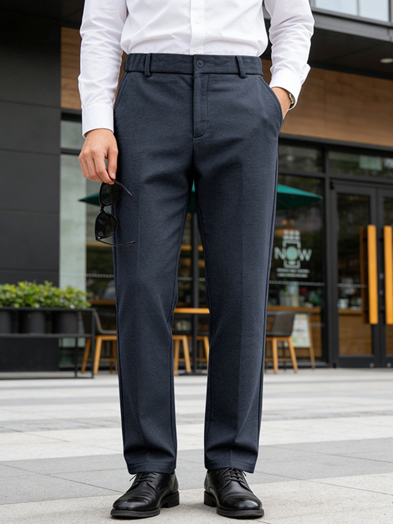 Men's Full Size Classic Fit Dress Pants Plus Size