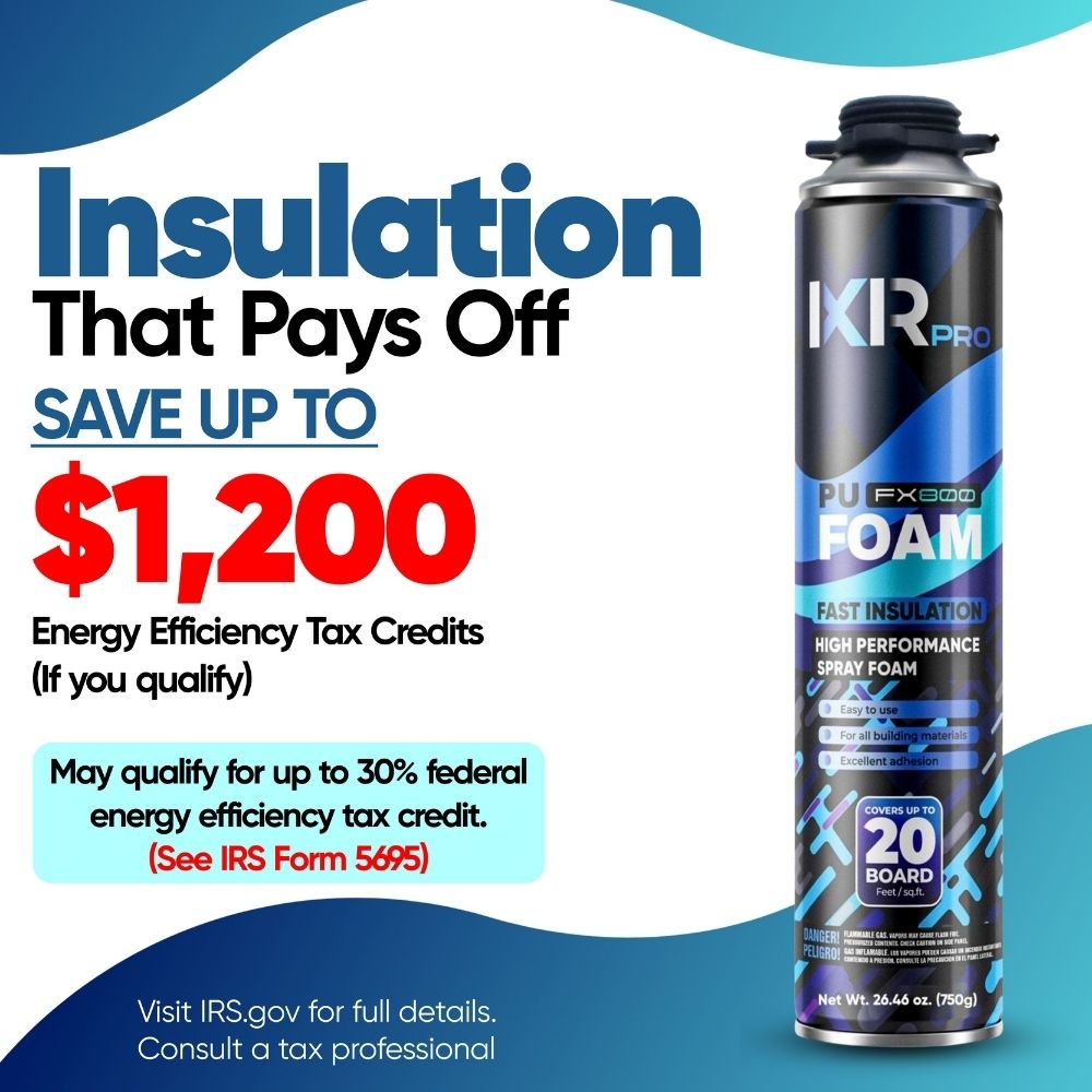 Spray Foam Insulation Can - Closed Cell Polyurethane Foam