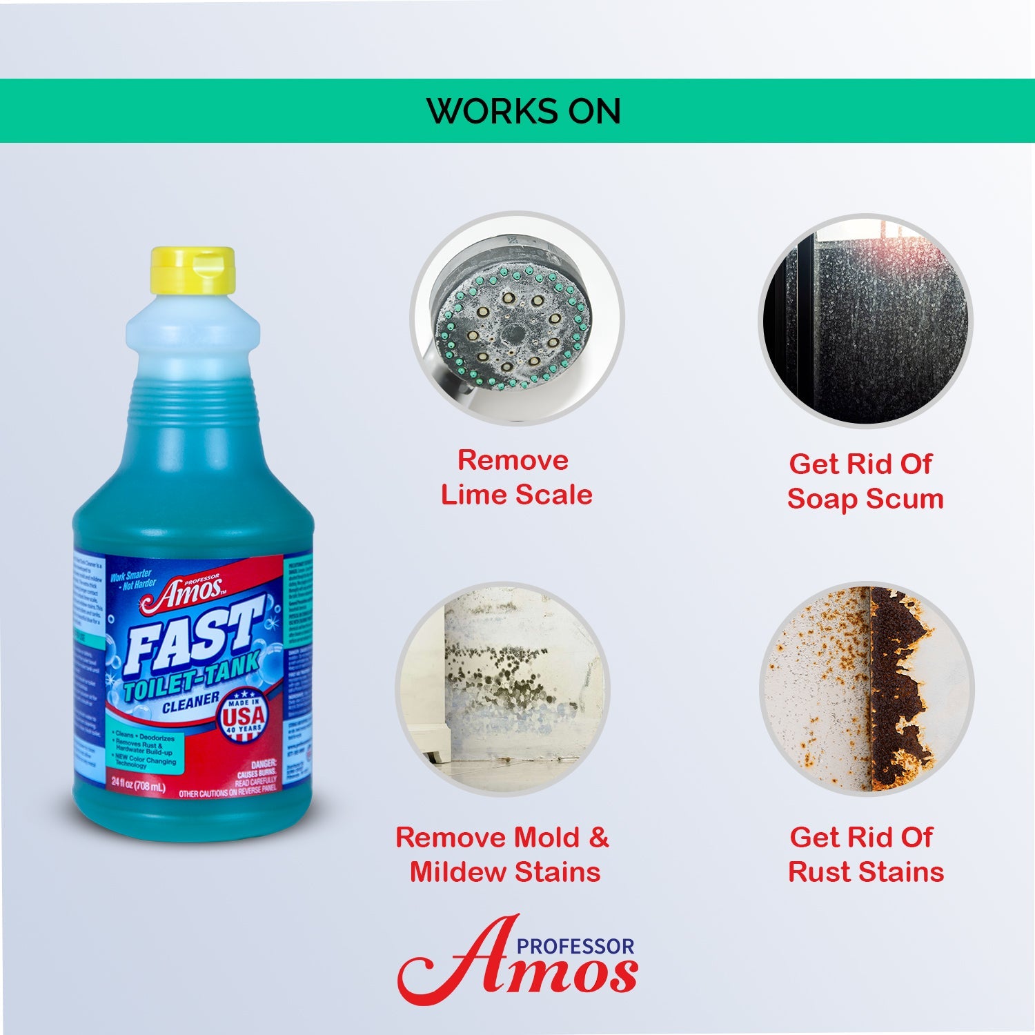 Professor Amos FAST Toilet & Tank Cleaner