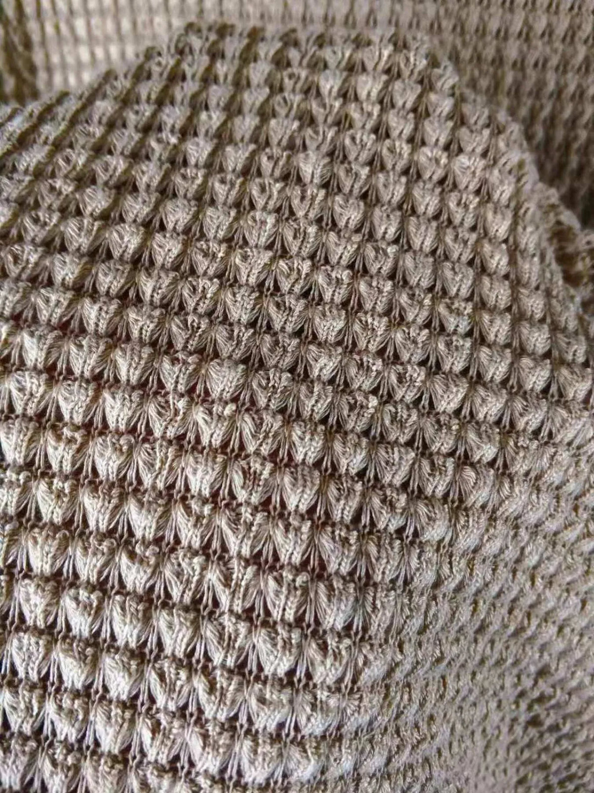 Full Size Open Front Waffle Knit Cardigan Plus Size
