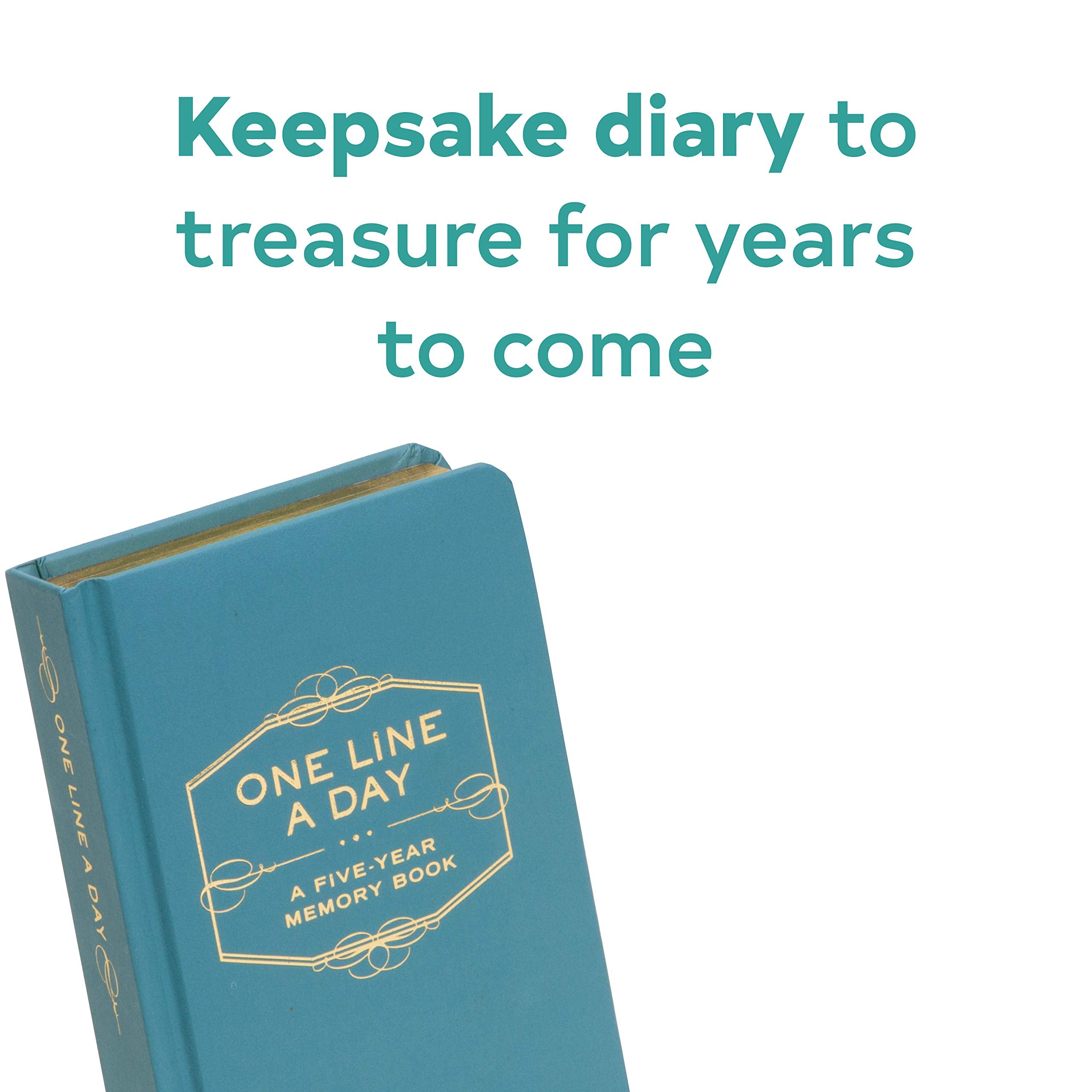 One Line A Day: A Five-Year Memory Book (5 Year Journal, Daily Journal, Yearly Journal, Memory Journal)