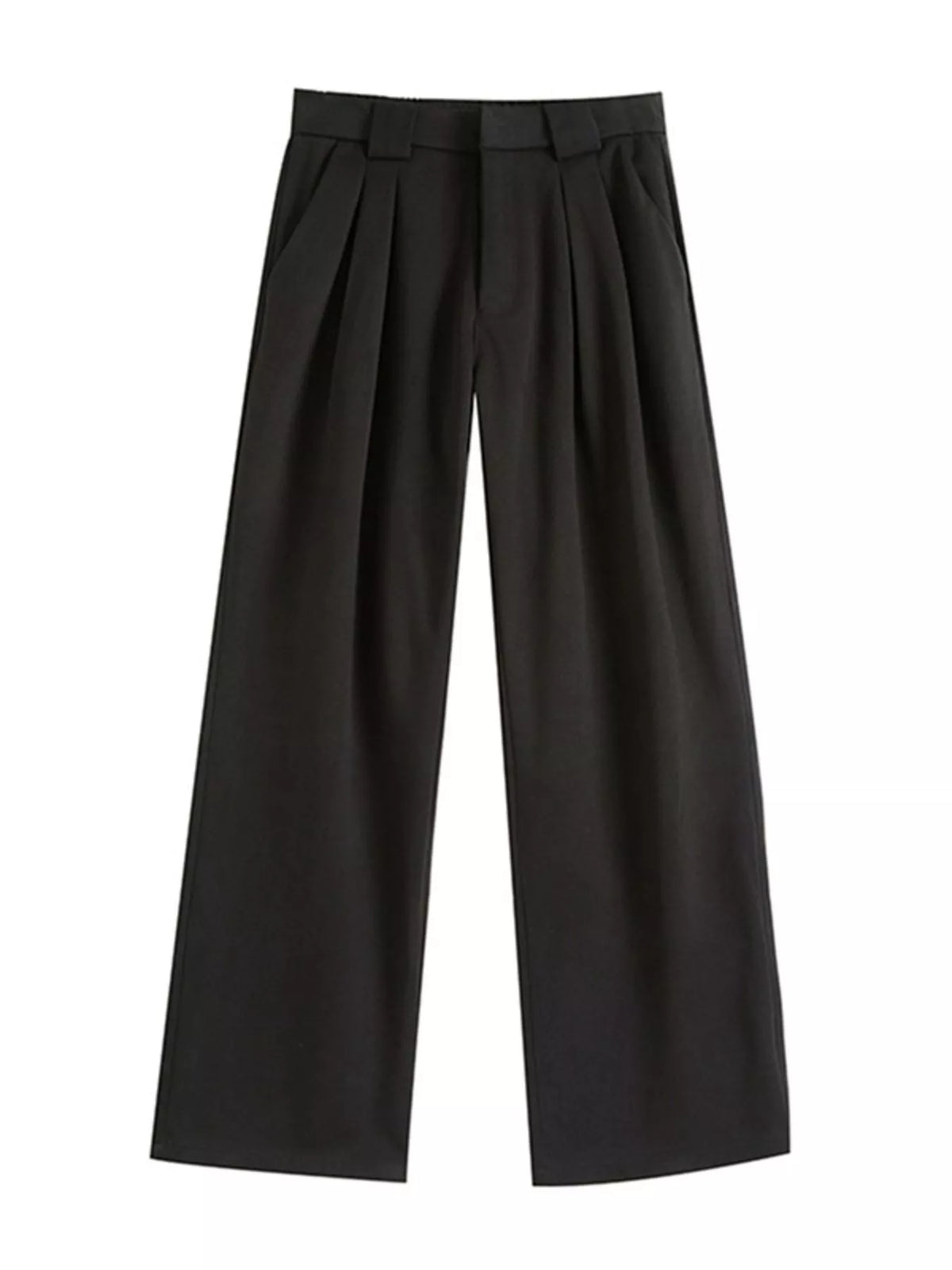 Men's Full Size Wide Leg Pleated Dress Pants Plus Size
