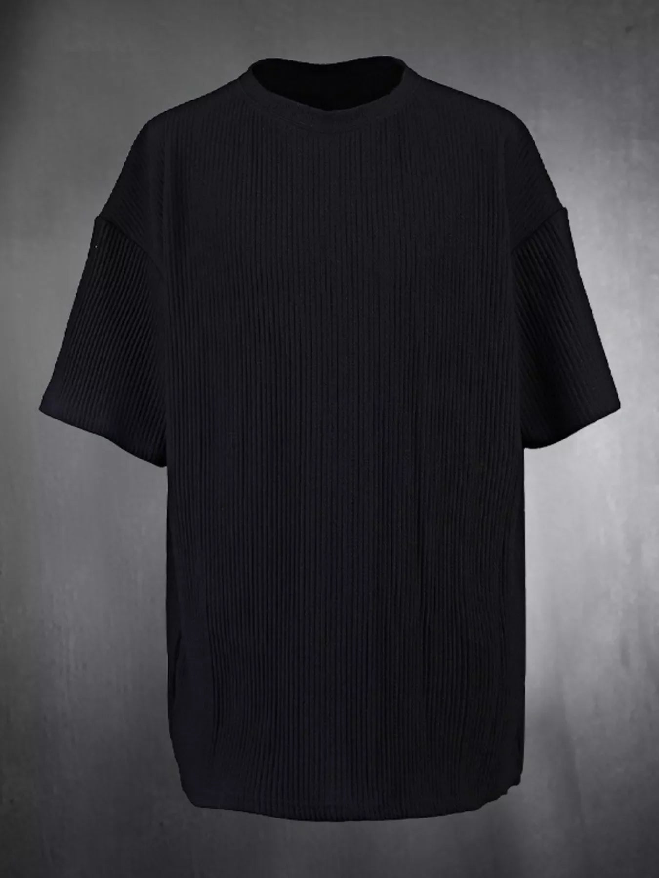 Men's Full Size Short Sleeve Top and Shorts Set Plus Size