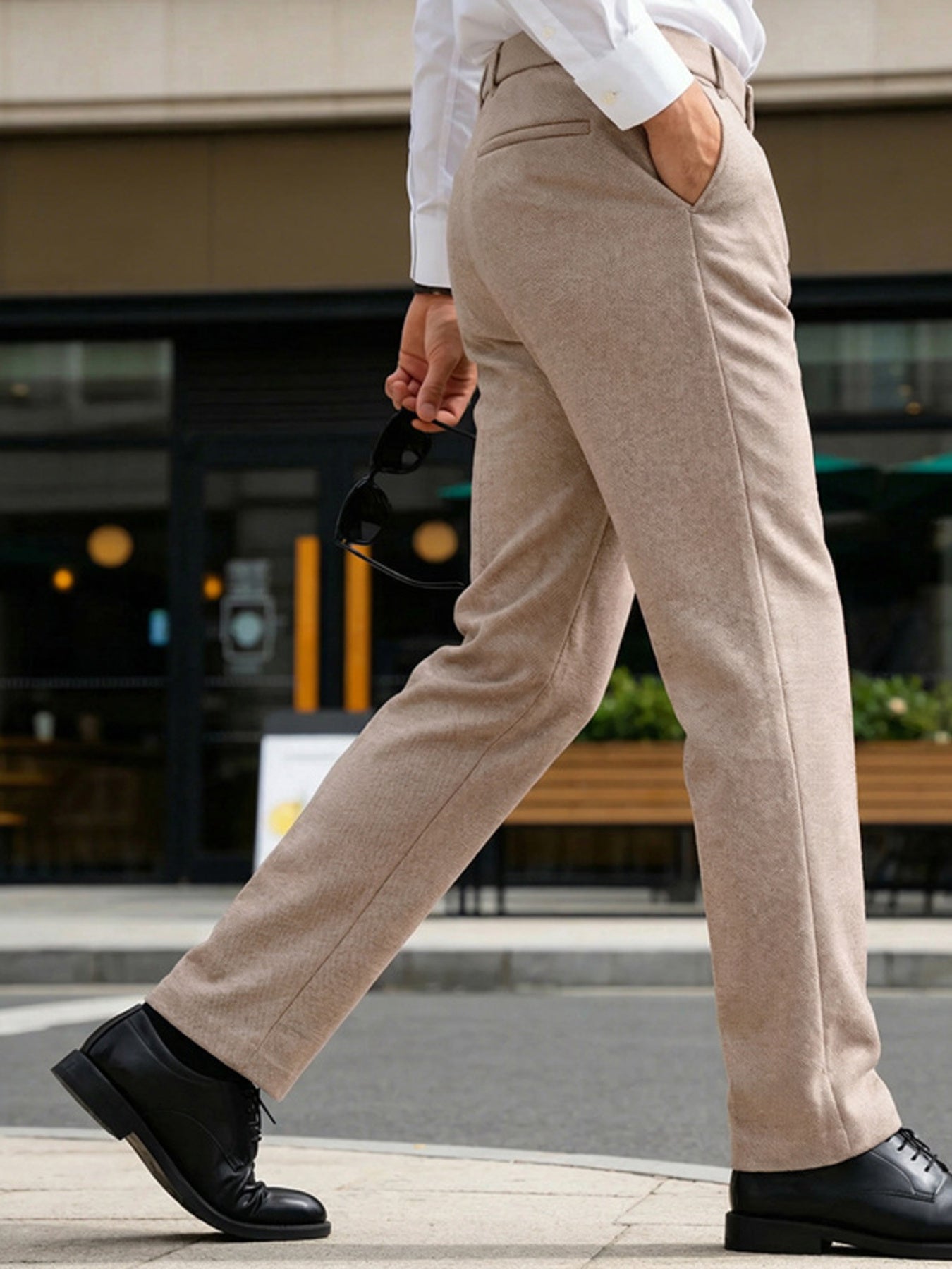 Men's Full Size Classic Fit Dress Pants Plus Size