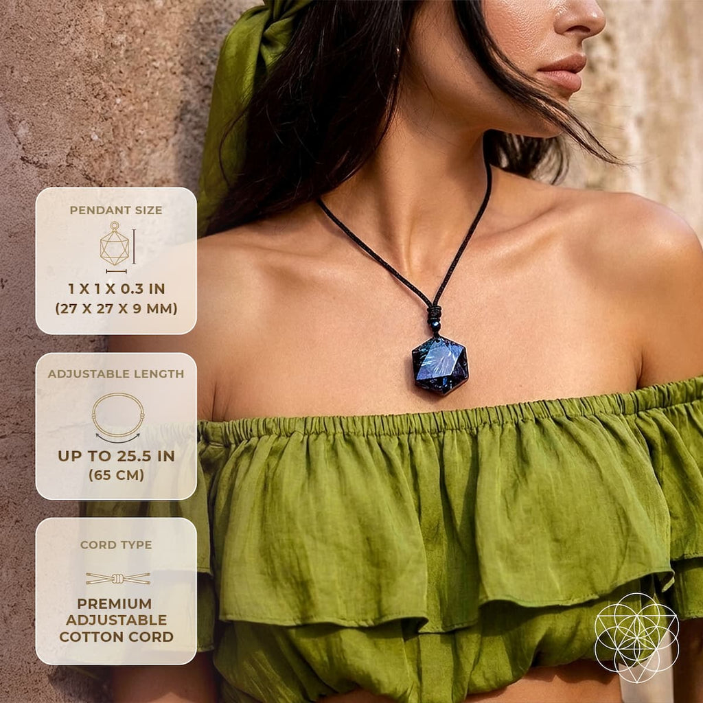 The Arfvedsonite Deep Healing Pendant