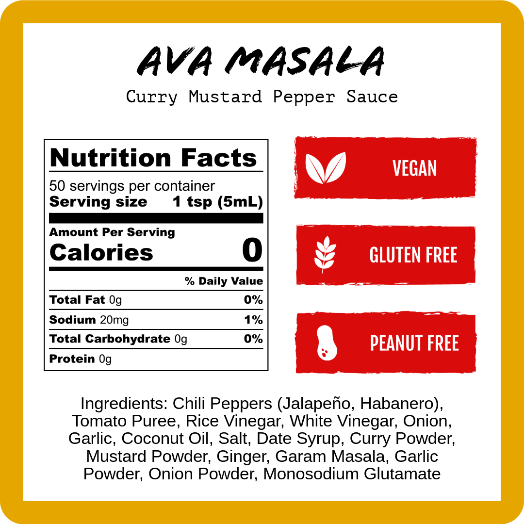 Ava Masala - Curry Mustard (9oz)