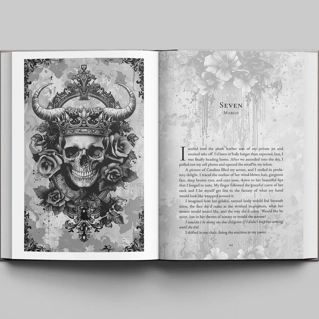 Crowned In Blood Book Box - Dark Mafia Romance Special Edition with Sprayed Edges