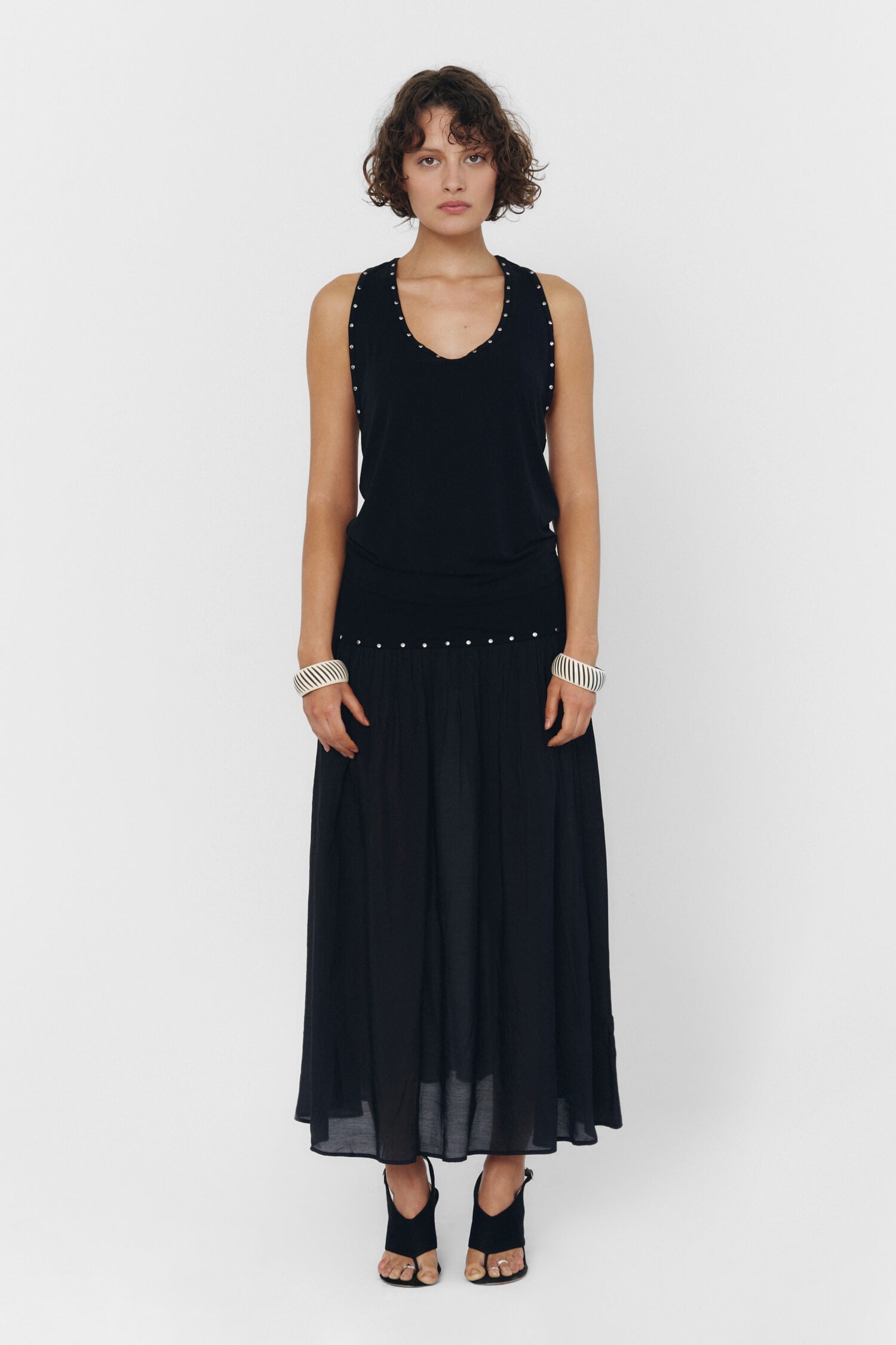 YUNA TANK TOP IN BLACK