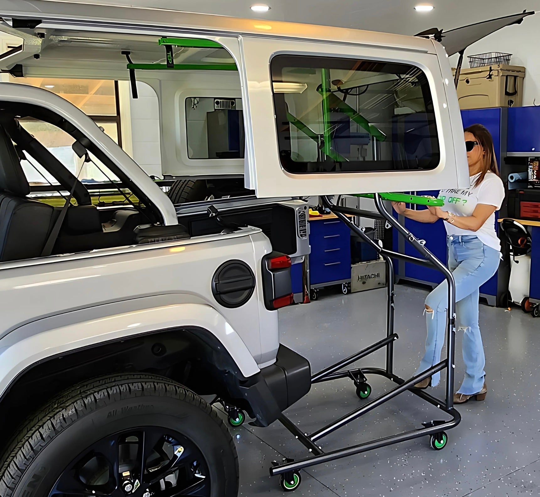 TopLift Pro V2.0 - Hardtop Removal & Storage Tool for Jeep Wrangler and Ford Bronco