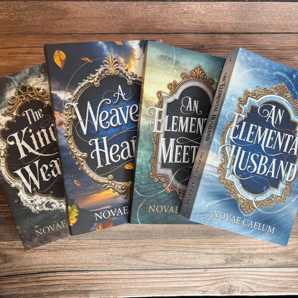 SIGNED The King's Weaver Paperback Bundle: Books 1-4