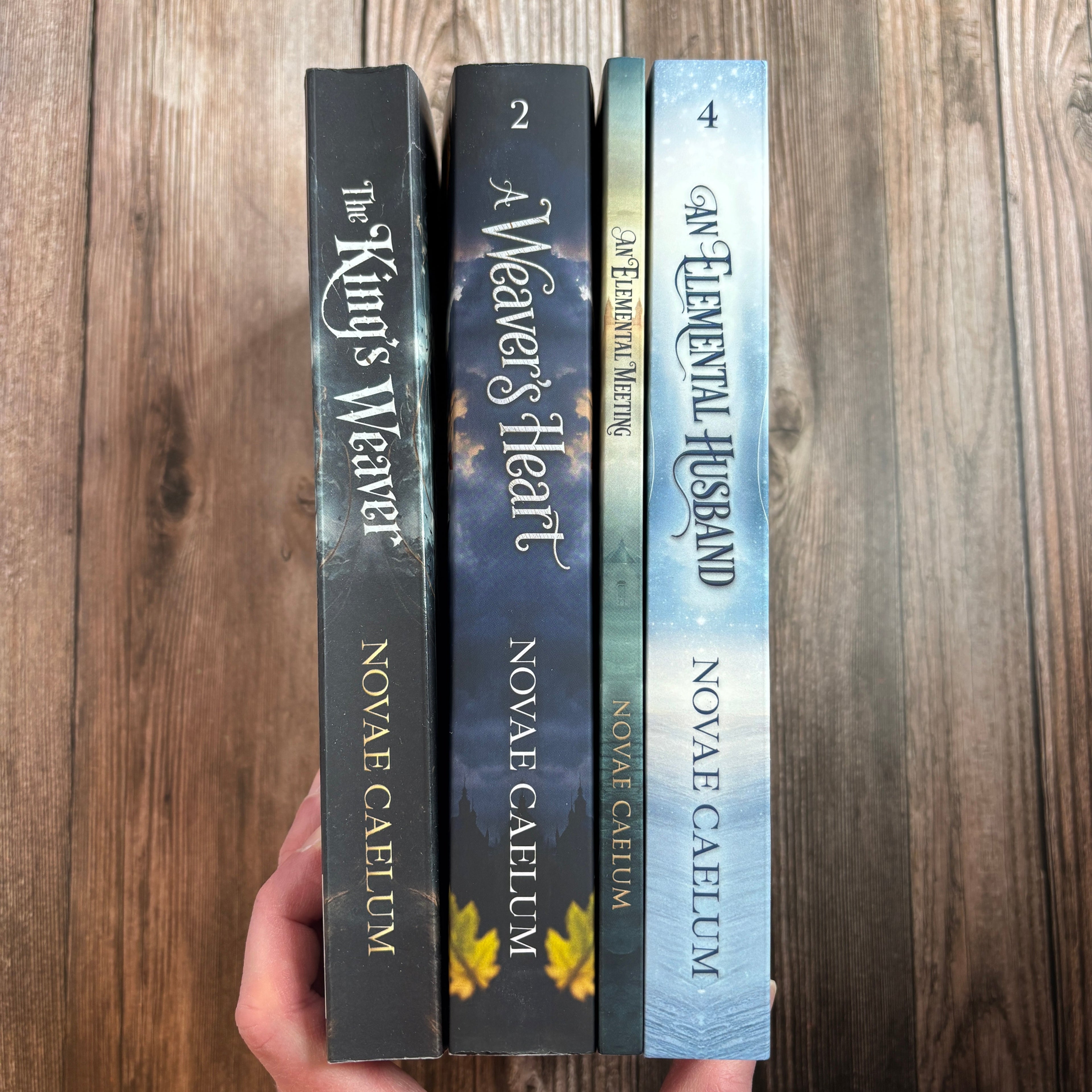 SIGNED The King's Weaver Paperback Bundle: Books 1-4