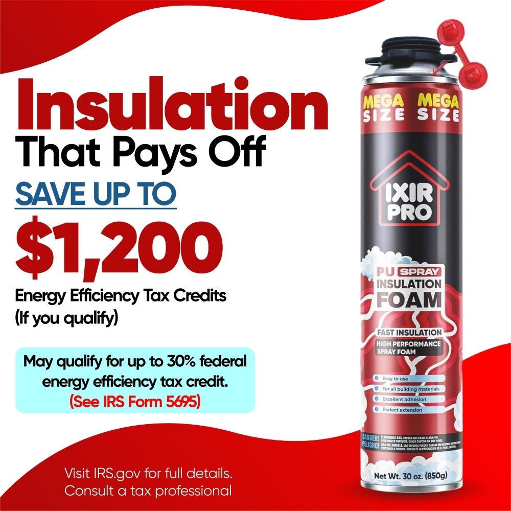 Spray Foam Insulation Kit (30 oz./850gr)