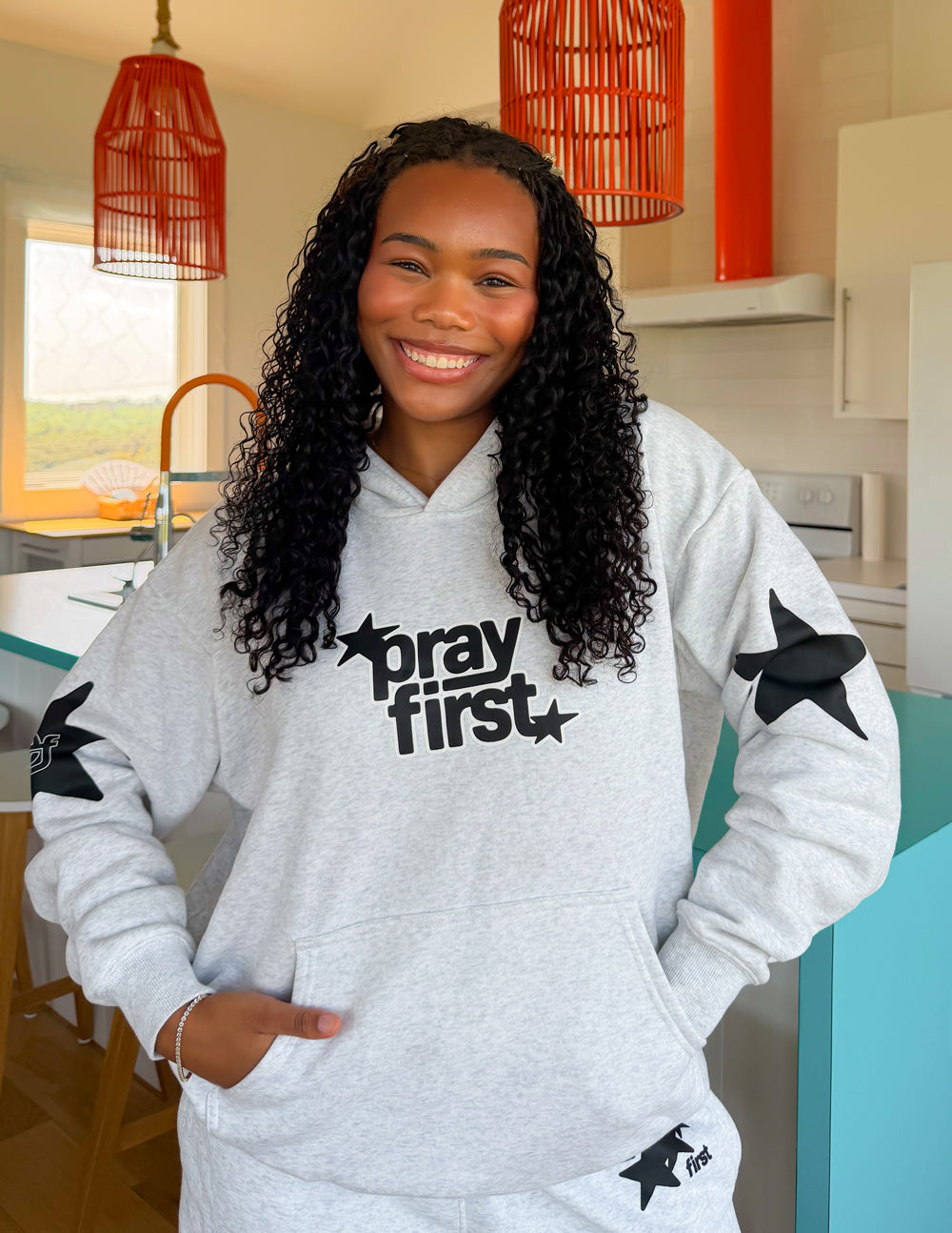 Pray First Unisex Hoodie