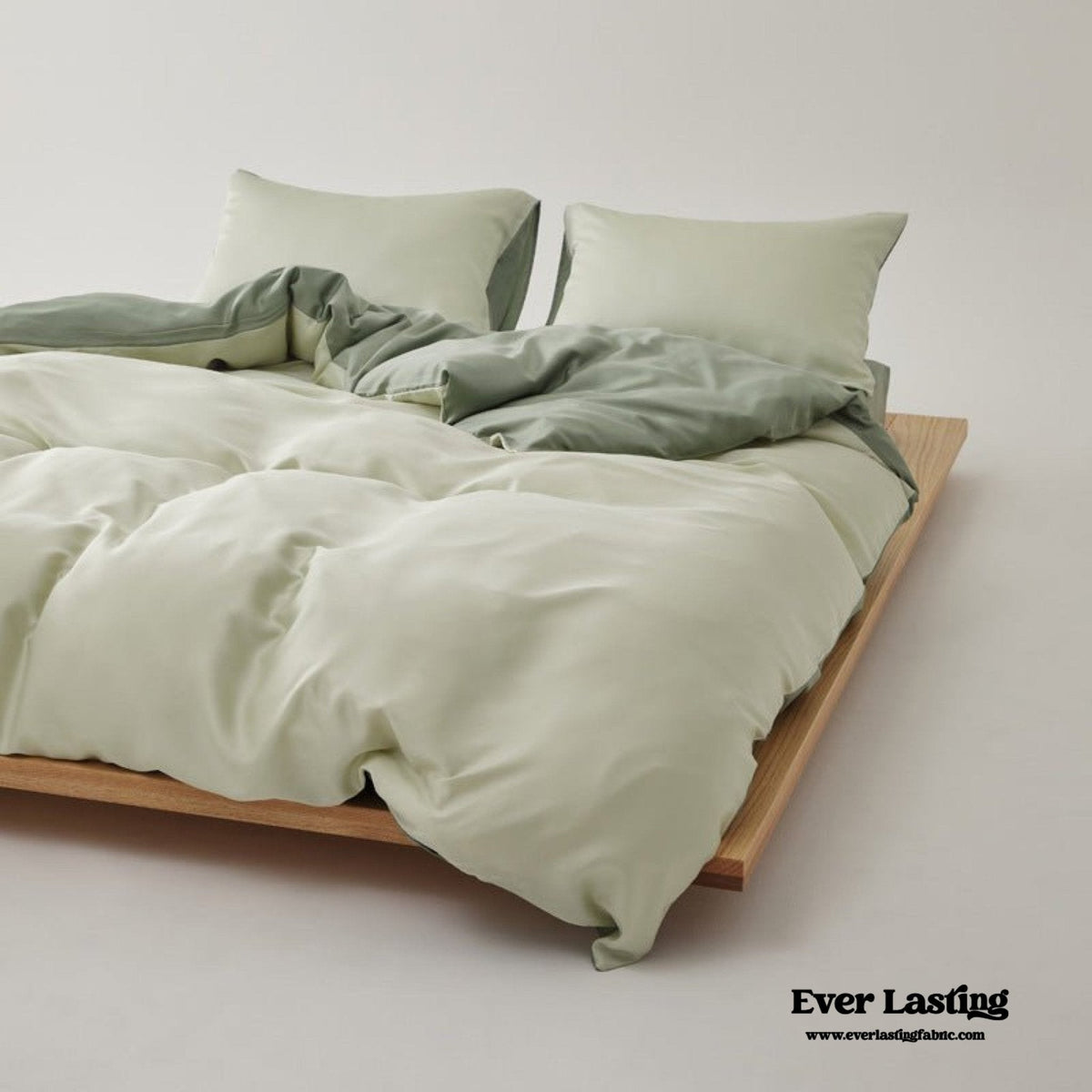 Adeline Pastel Silky Cooling TENCEL™ Bedding Set / Blue