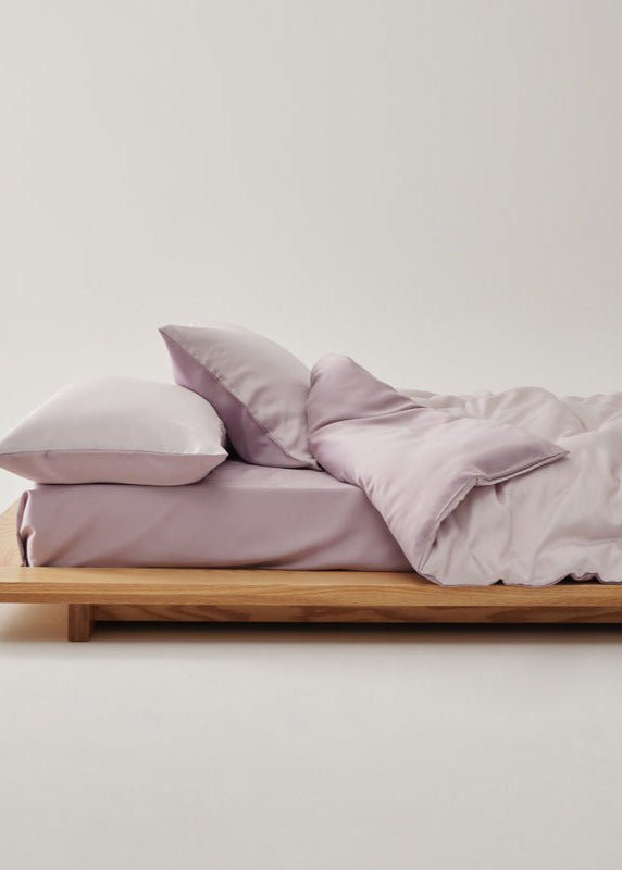 Adeline Pastel Silky Cooling TENCEL™ Bedding Set / Brown