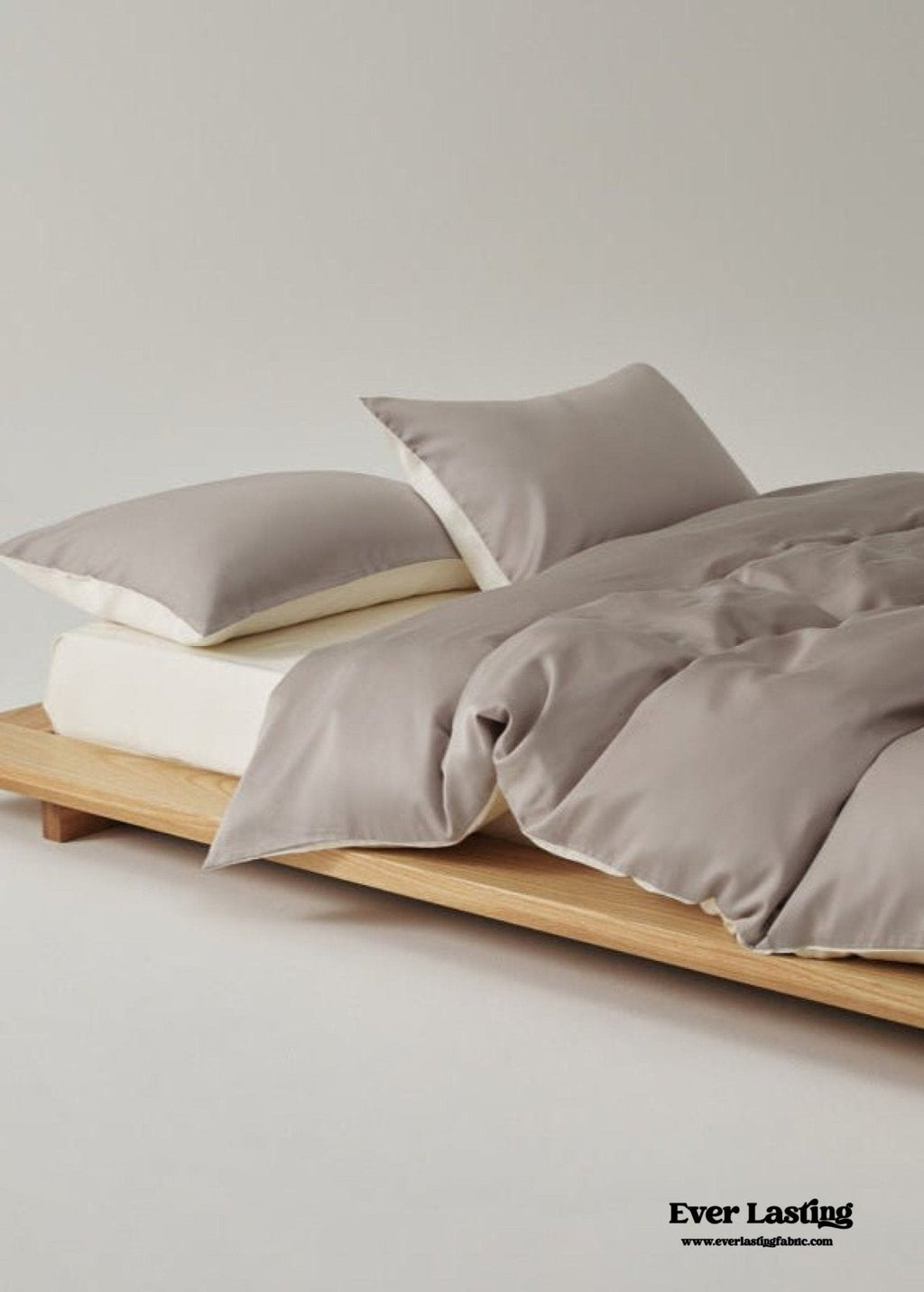 Adeline Pastel Silky Cooling TENCEL™ Bedding Set / Coffee