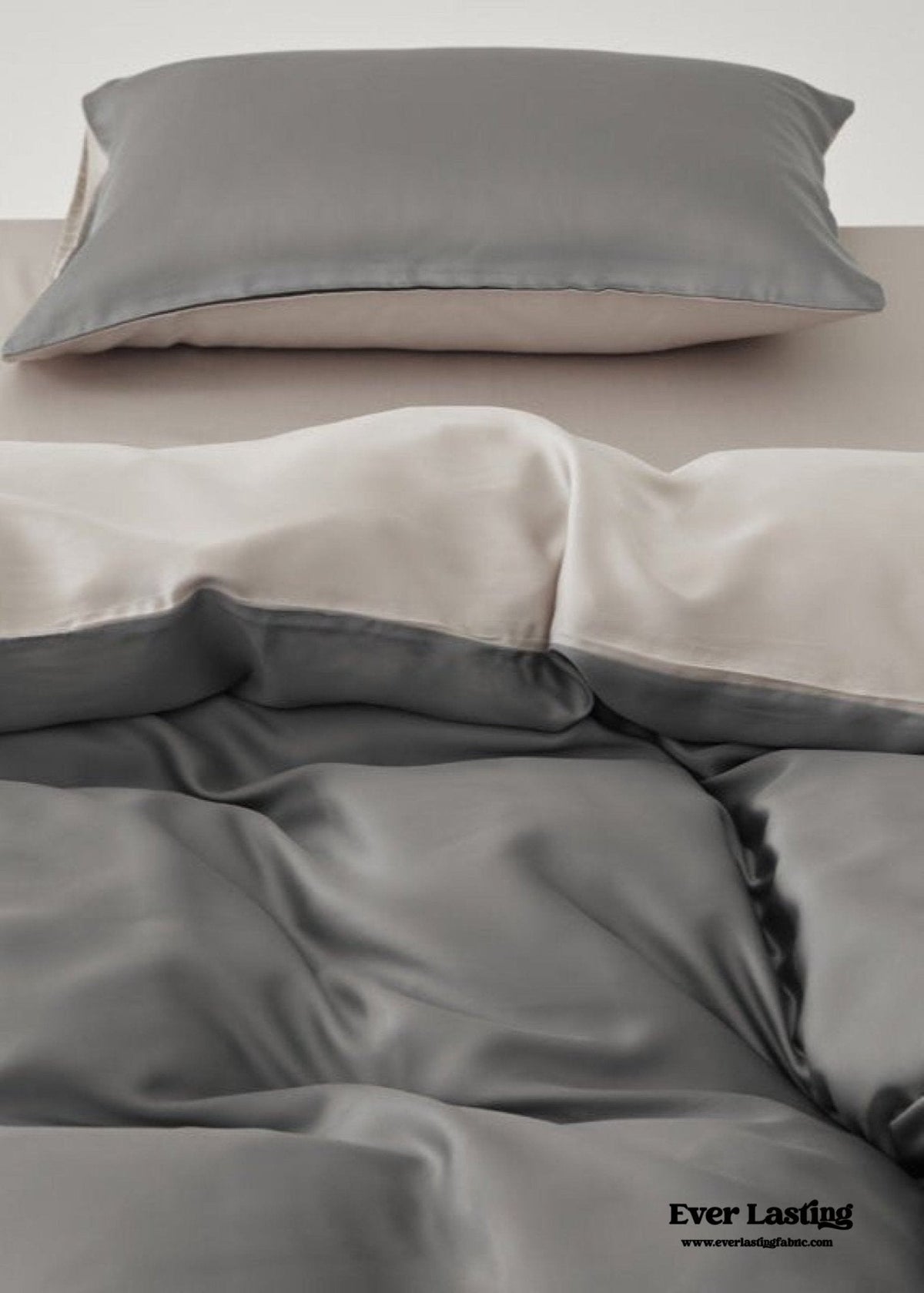 Adeline Pastel Silky Cooling TENCEL™ Bedding Set / Coffee