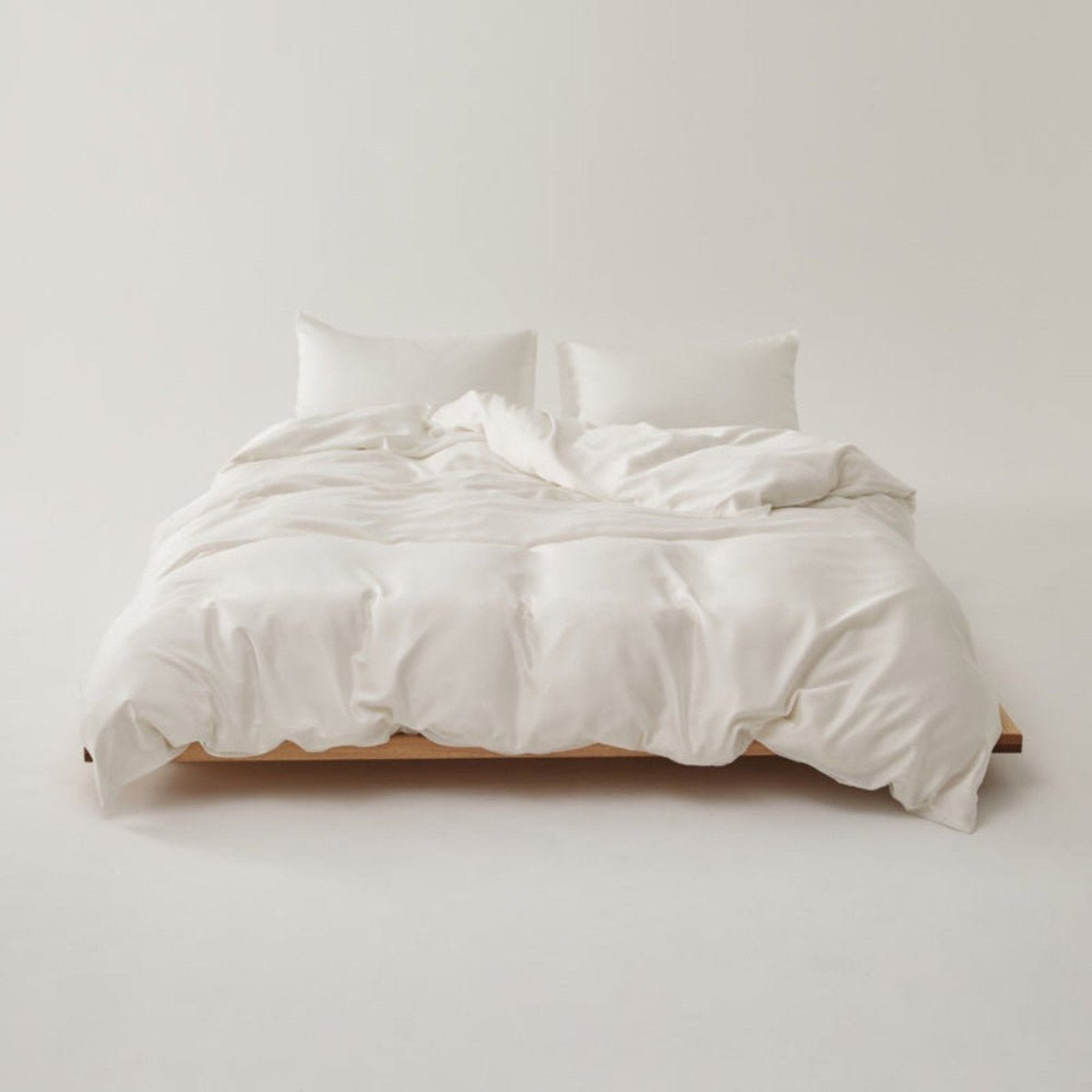 Adeline Pastel Silky Cooling TENCEL™ Bedding Set / Cream