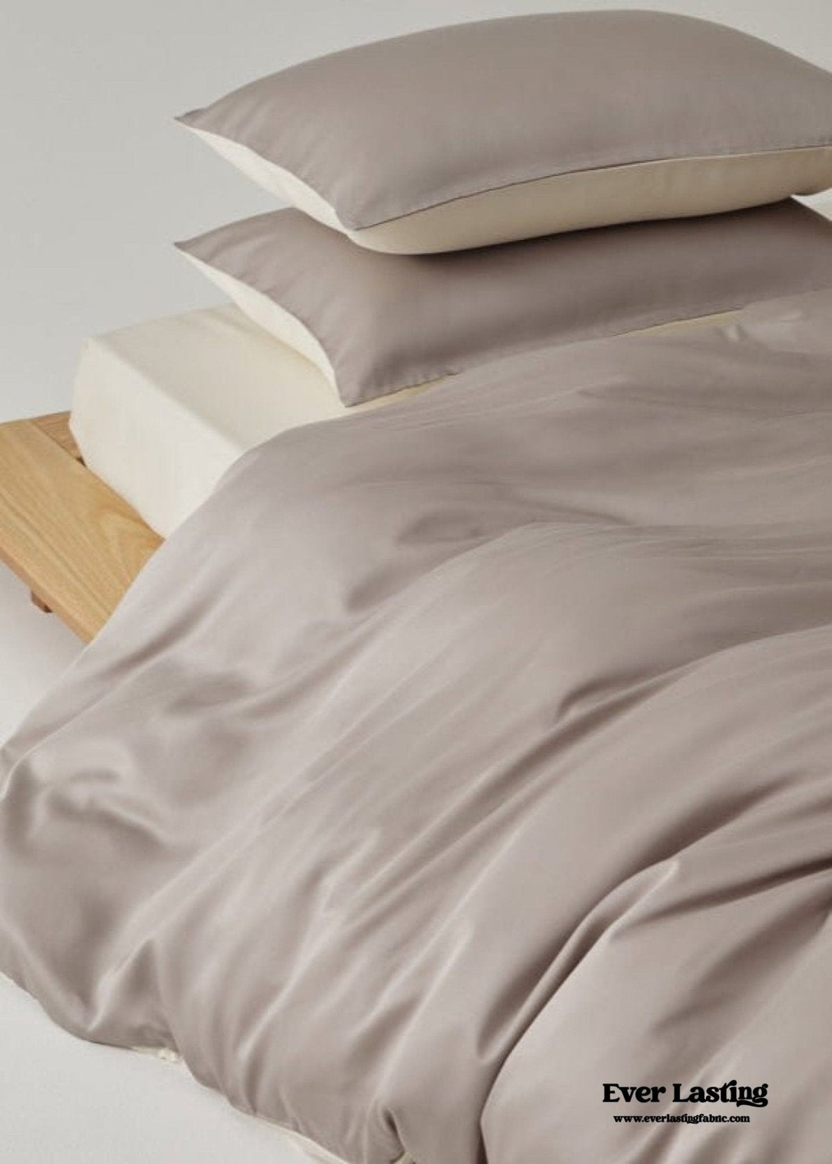 Adeline Pastel Silky Cooling TENCEL™ Bedding Set / Cream