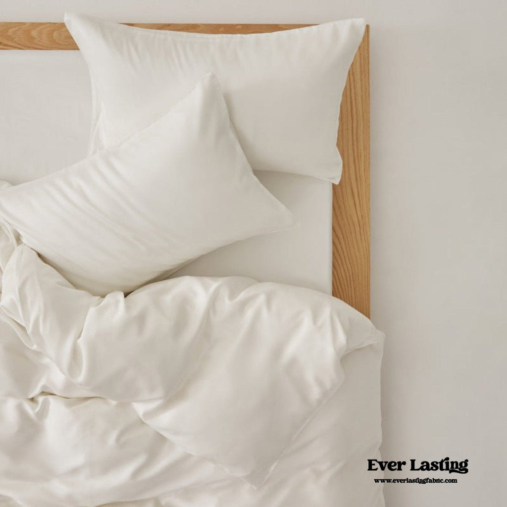 Adeline Pastel Silky Cooling TENCEL™ Bedding Set / Cream