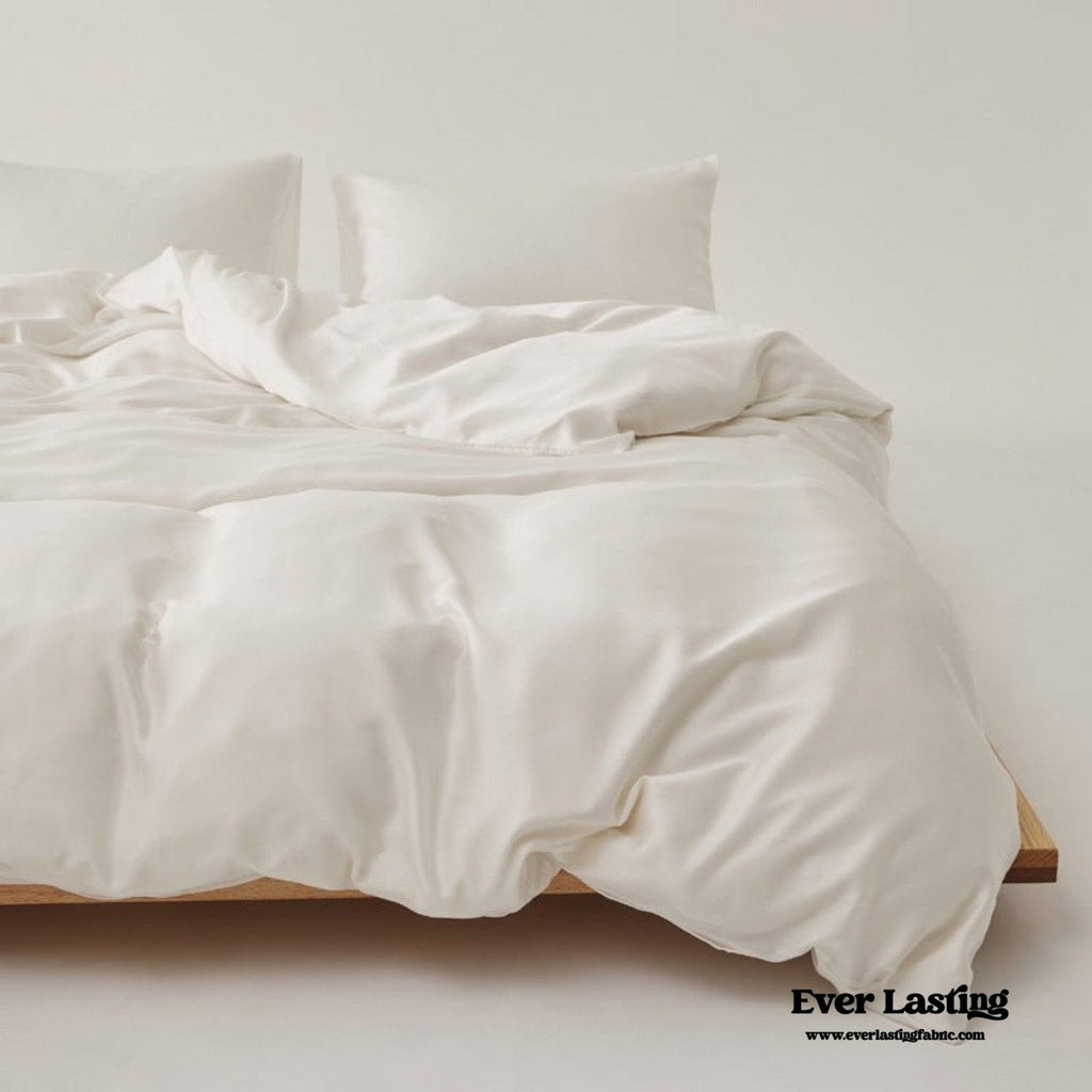 Adeline Pastel Silky Cooling TENCEL™ Bedding Set / Cream