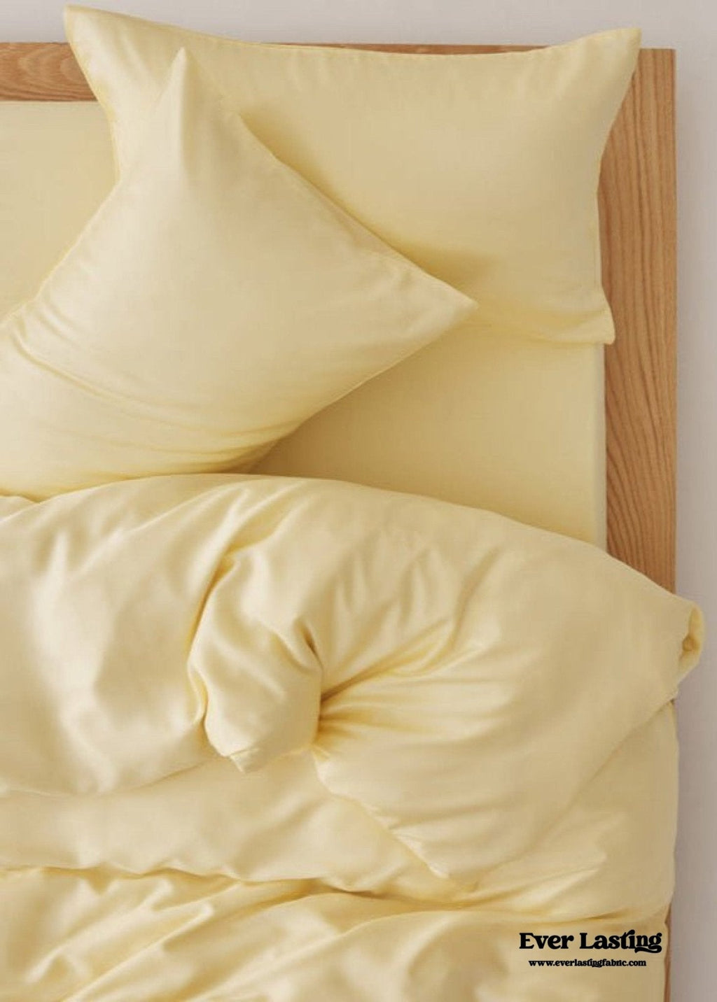 Adeline Pastel Silky Cooling TENCEL™ Bedding Set / Cream