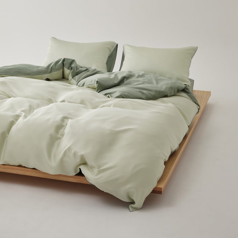 Adeline Pastel Silky Cooling TENCEL™ Bedding Set / Green