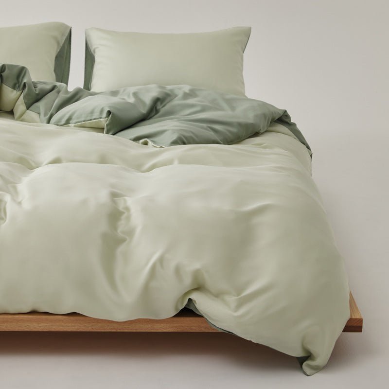 Adeline Pastel Silky Cooling TENCEL™ Bedding Set / Green