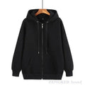Autumn Mens Cardigan Plus Size Hoodie For Man Jacket Cardigan Oversized Men Hoodies Sweatshirt  Long Sleeve Crew Neck Hooded Jacket Hip Hop Streetwear Pullover Top Zip Hoodie For Men