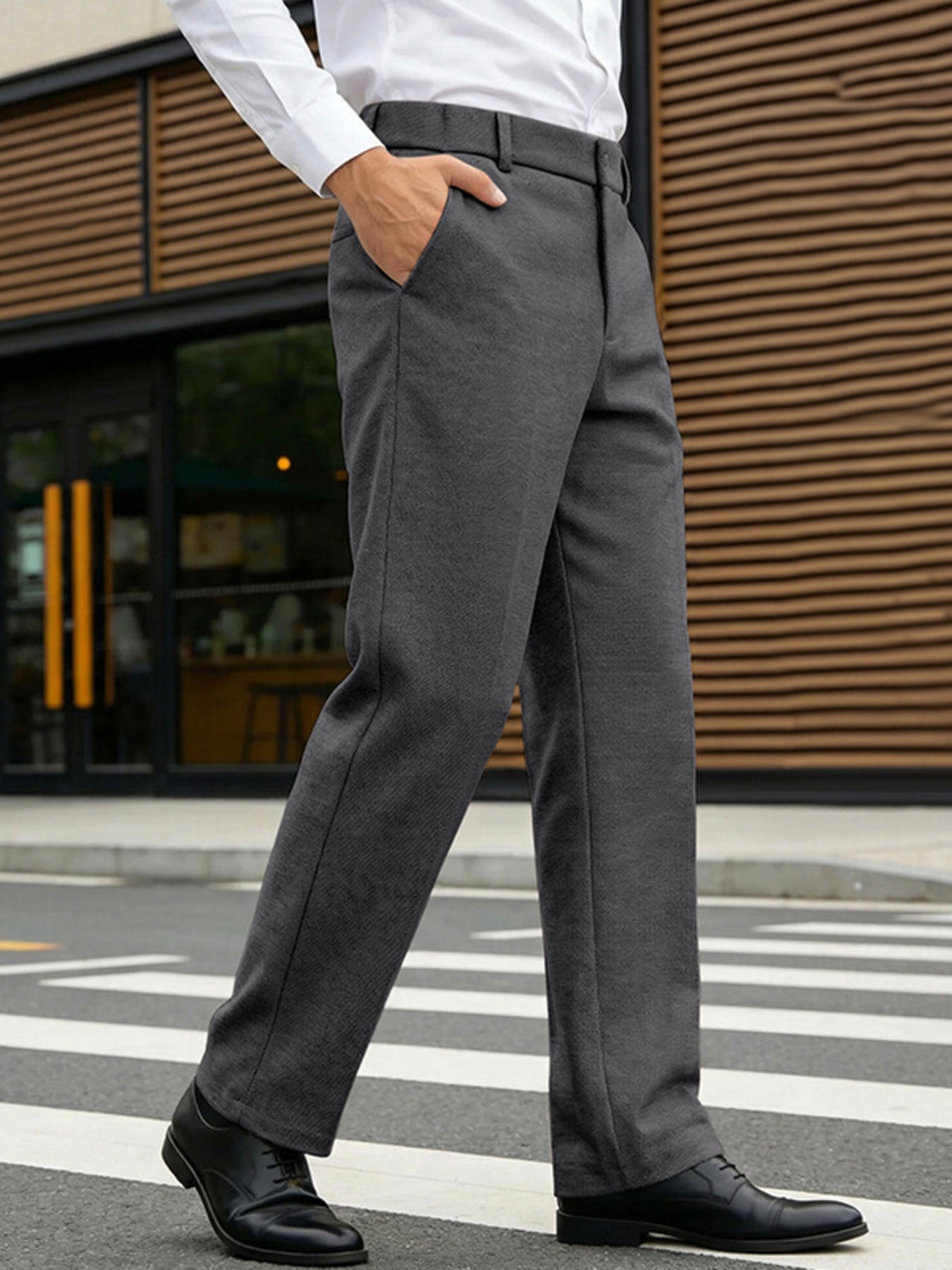 Men's Full Size Classic Fit Dress Pants Plus Size