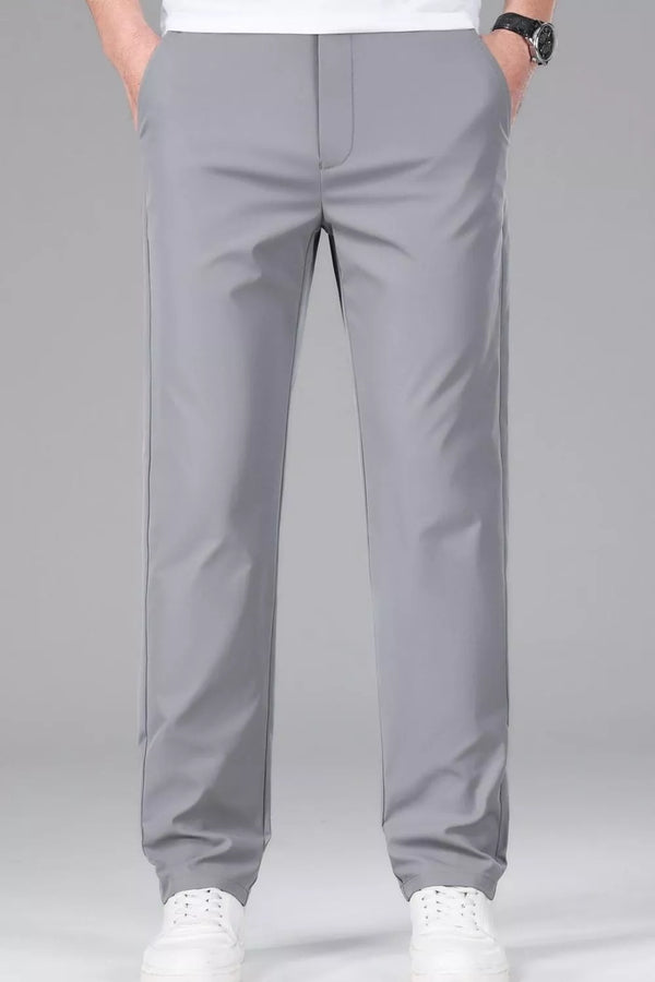 Men's Plus Size Slim-Fit Stretch Dress Pants