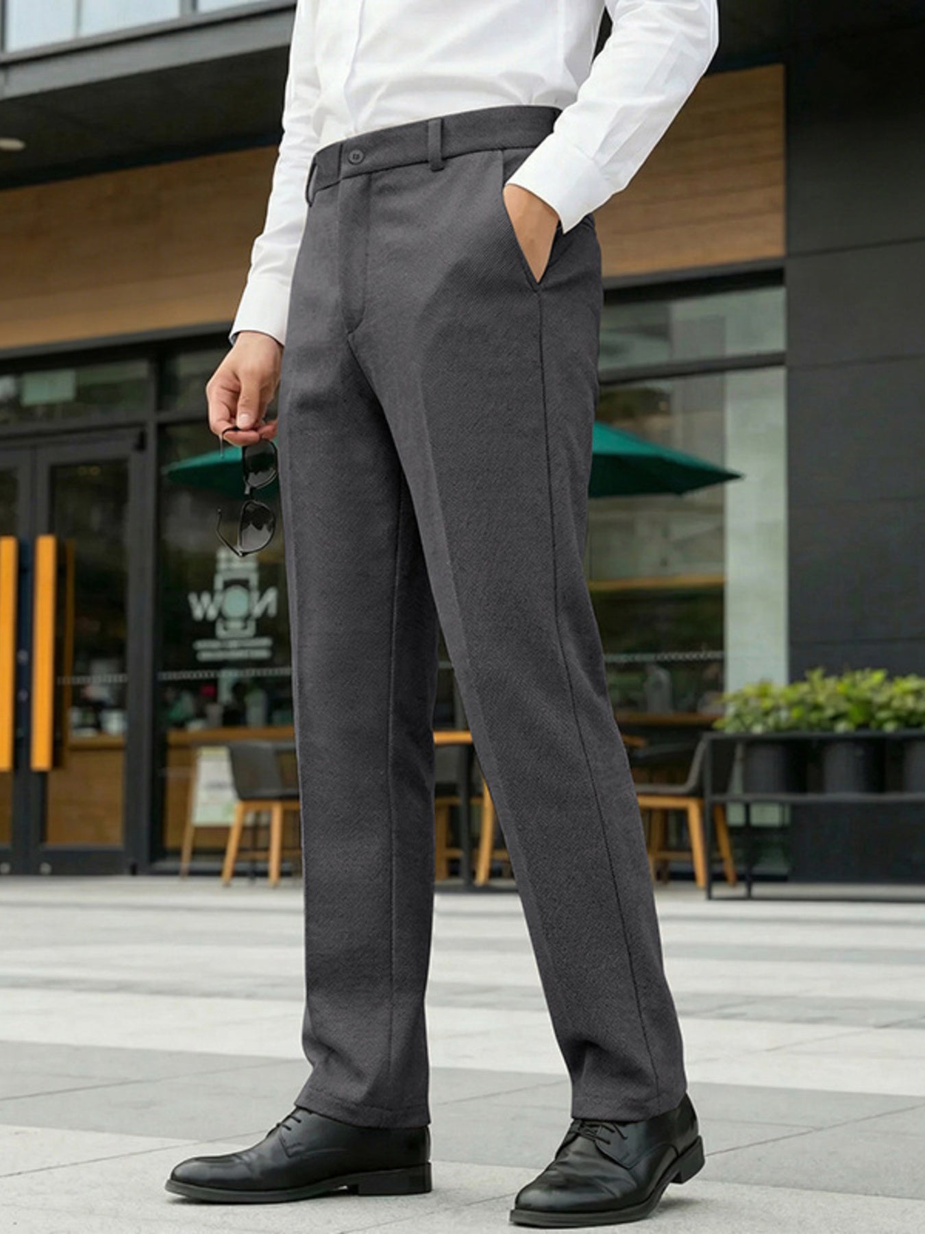 Men's Full Size Classic Fit Dress Pants Plus Size