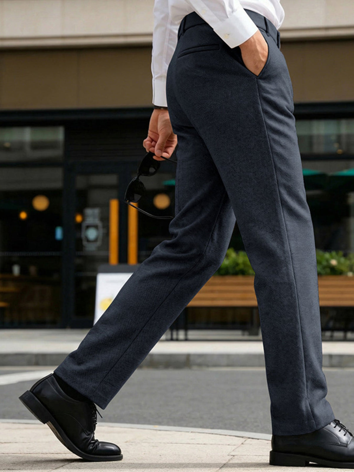 Men's Full Size Classic Fit Dress Pants Plus Size