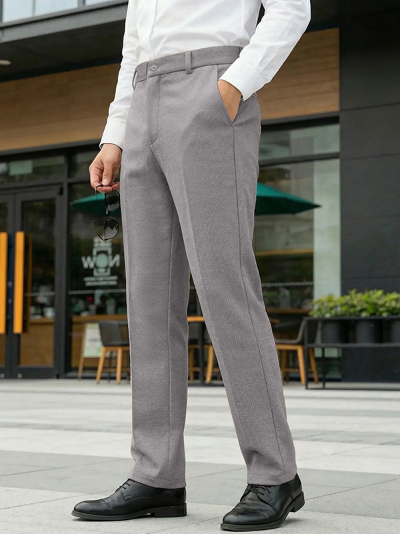 Men's Full Size Classic Fit Dress Pants Plus Size