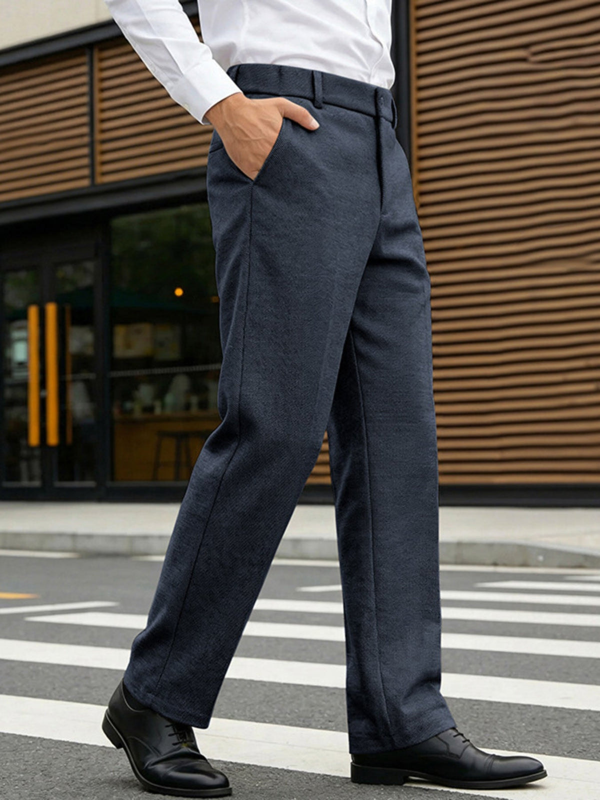 Men's Full Size Classic Fit Dress Pants Plus Size