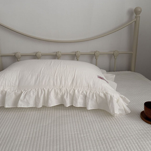 Ella Pure Cotton Pillowcases / White