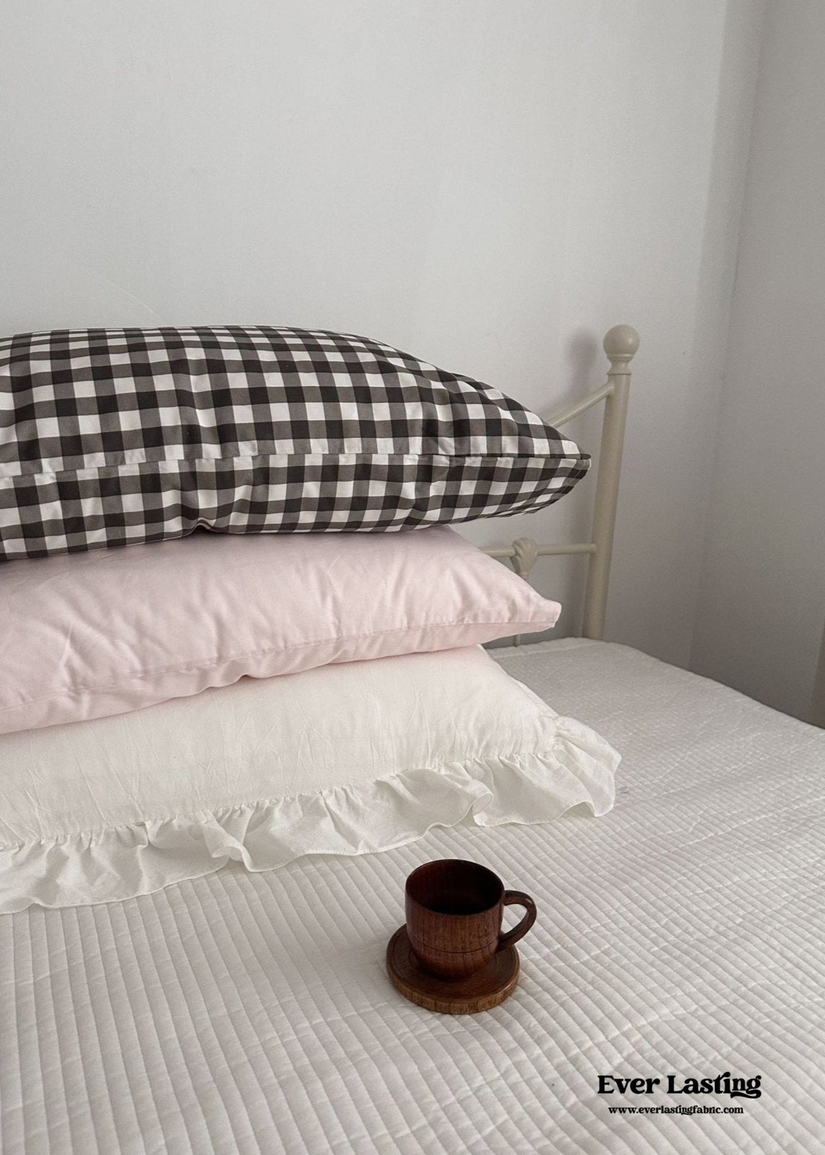 Ella Pure Cotton Pillowcases / Gingham