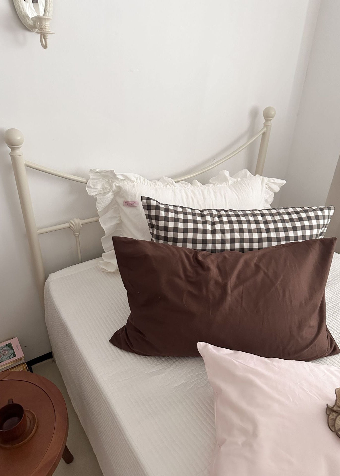 Ella Pure Cotton Pillowcases / White