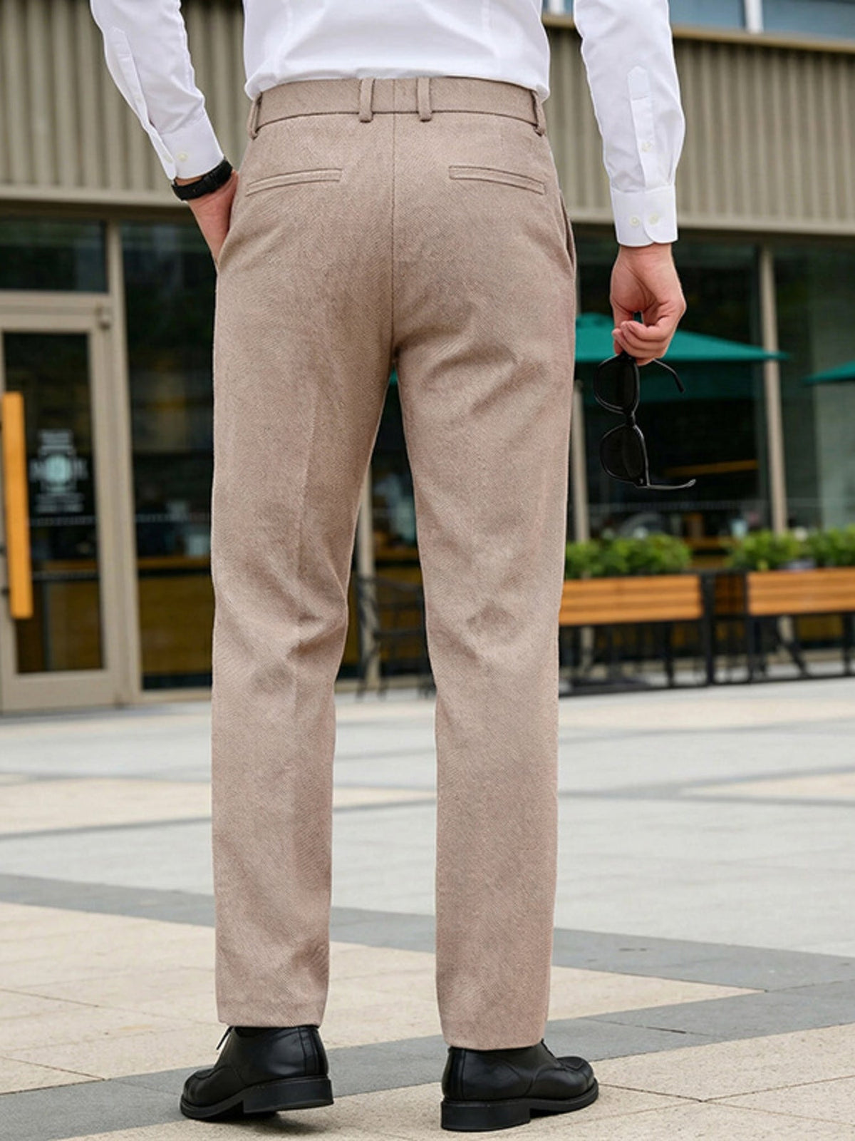 Men's Full Size Classic Fit Dress Pants Plus Size