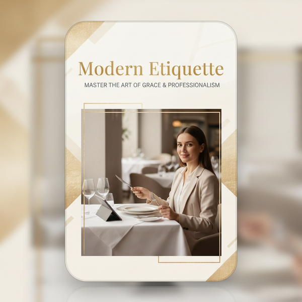 Modern Etiquette Micro Course digital course cover