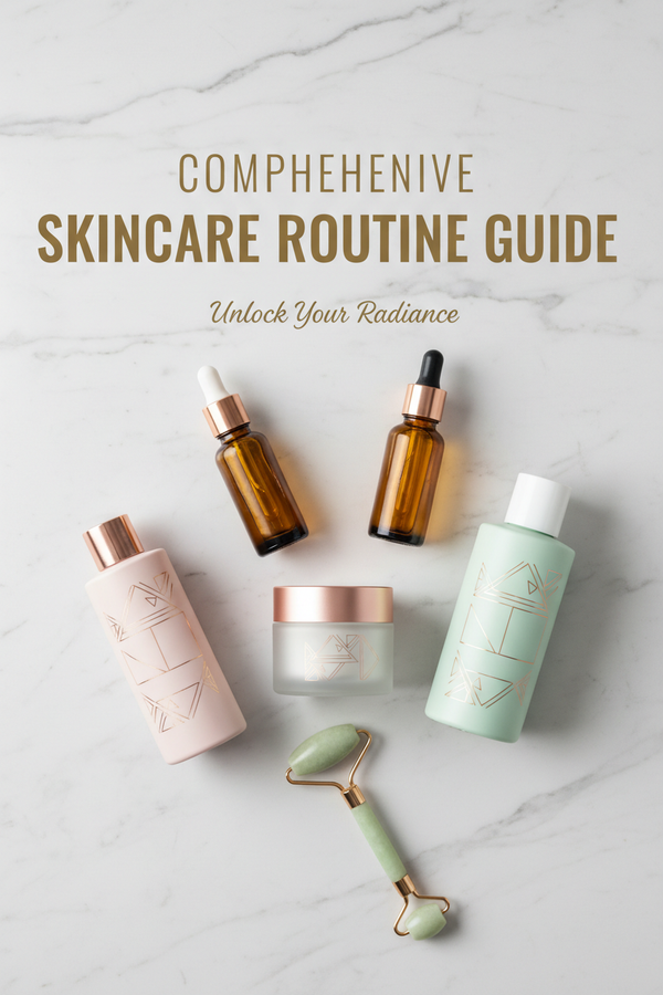 Comprehensive Skincare Routine Guide ebook cover