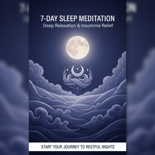 7-Day Sleep Meditation: Deep Relaxation & Insomnia Relief digital course cover