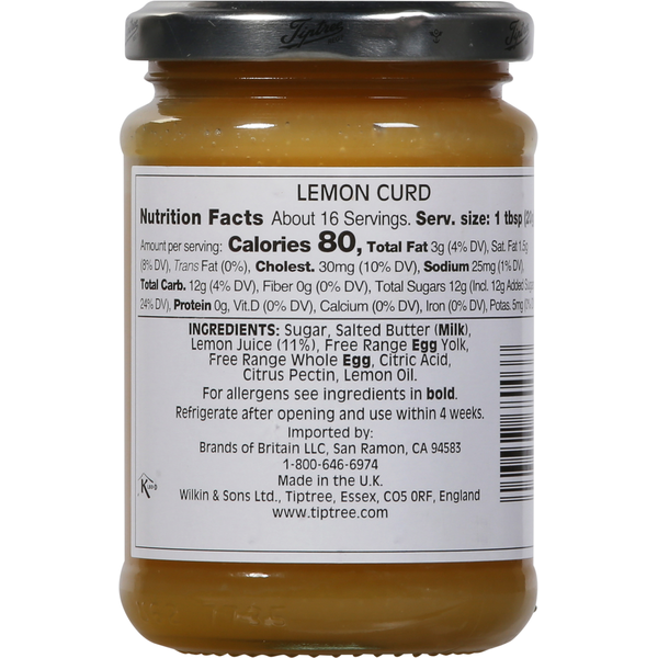 Wilkin & Sons Limited Tiptree Lemon Curd