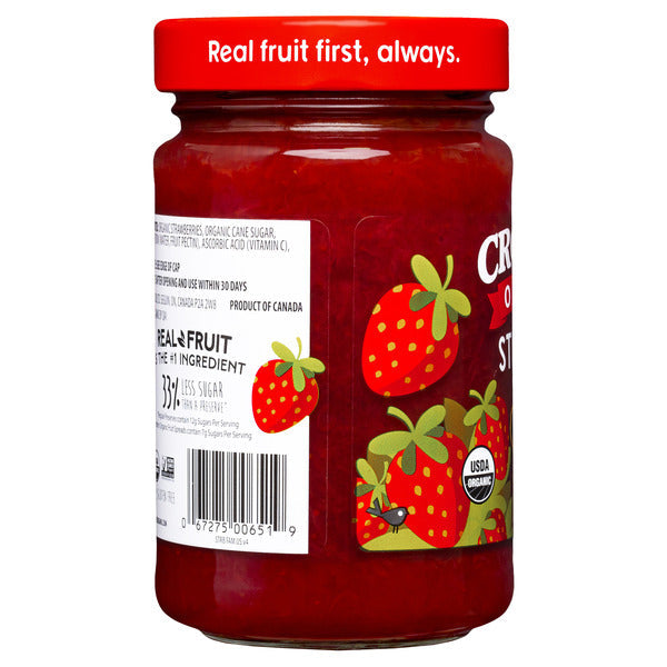 Crofter's Organic Strawberry Premium Fruit Spread