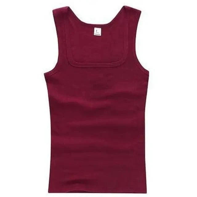Summer Plus Size Summer Good Men Clothing Tank Tops Elegant Black White Gray Singlets Sleeveless Fitness Men Vest Bodybuilding Vest Summer Men's Vest Gym Casual Vest Sleeveless Vest Clothes
