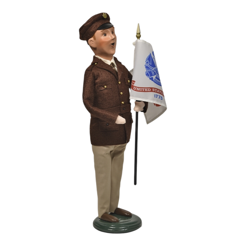 Army Man with Flag